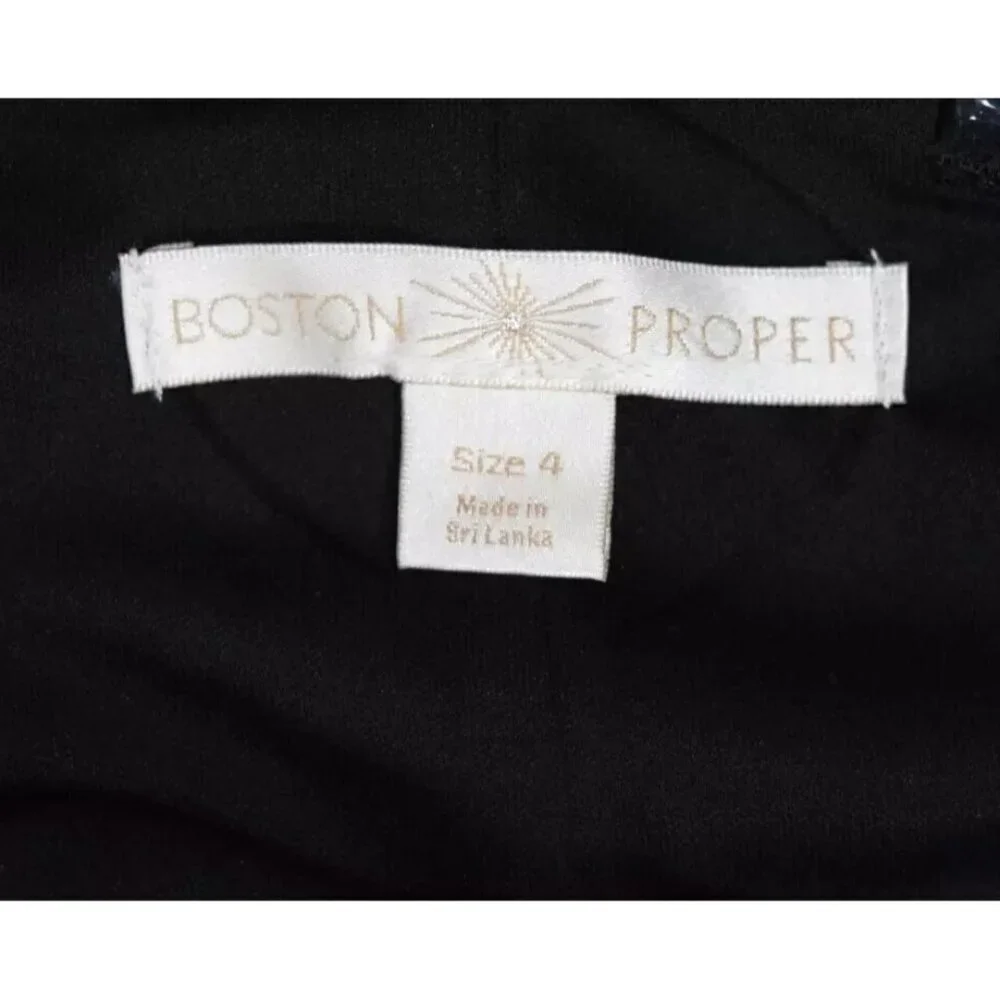 BOSTON PROPER LEOPARD PRINT DRAPE FRONT JUMPSUIT - Picture 8 of 9